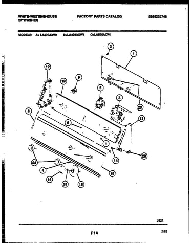 Console and control parts
