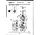 White-Westinghouse LA640AXW1 transmission parts diagram