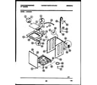 White-Westinghouse LA272AXW1 cabinet parts diagram