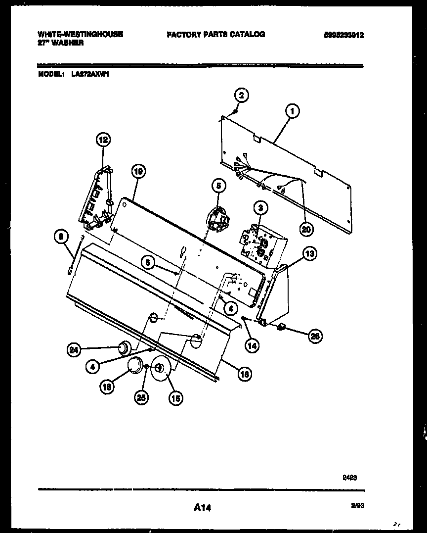 CONSOLE AND CONTROL PARTS