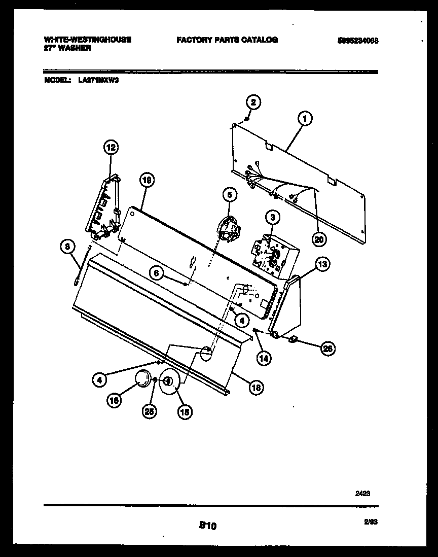 CONSOLE AND CONTROL PARTS