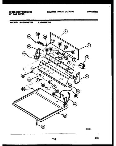 Console and control parts
