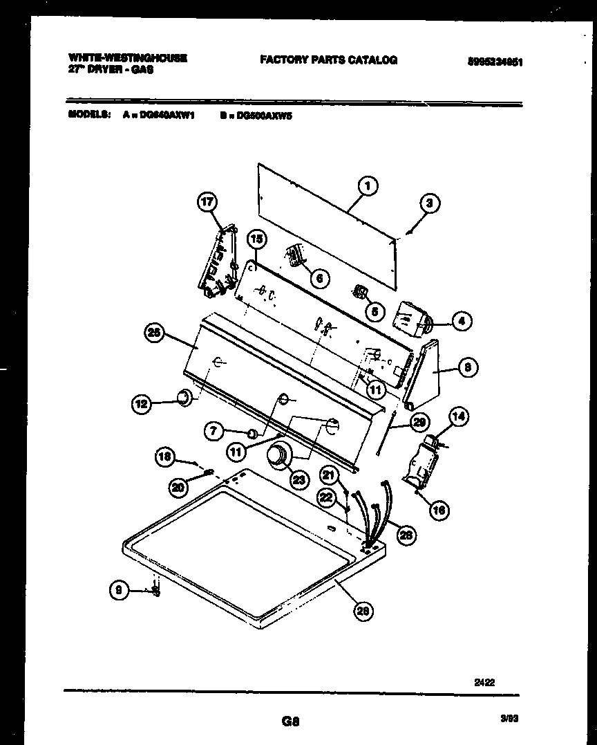 CONSOLE AND CONTROL PARTS