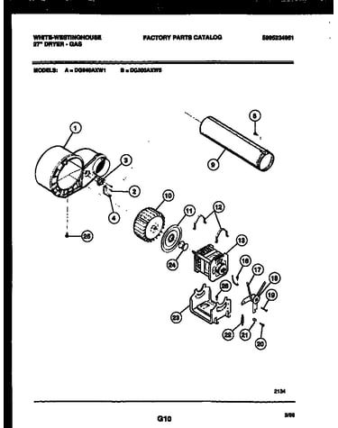 Blower and drive parts