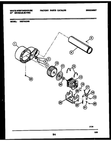 Blower and drive parts