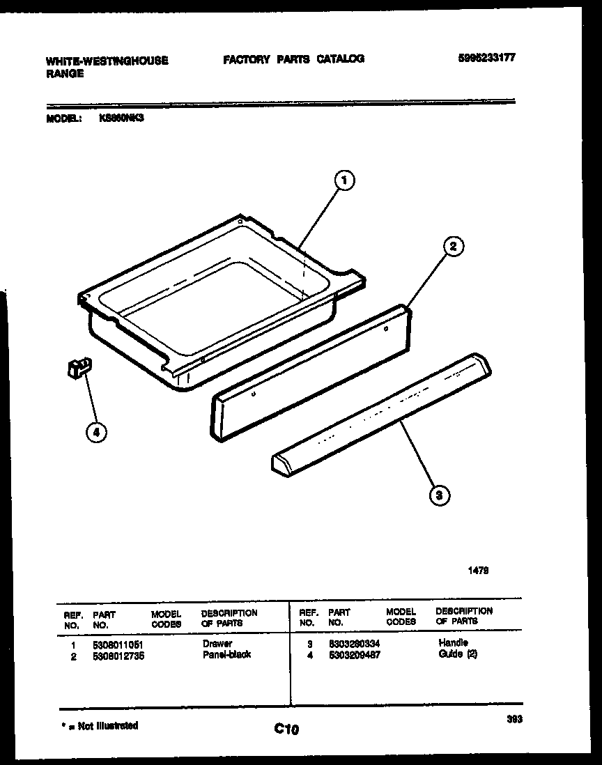 DRAWER PARTS