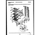 White-Westinghouse WFU17M4AW0 system and electrical parts diagram