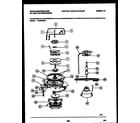 White-Westinghouse SU550AXR1 motor pump parts diagram