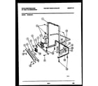 White-Westinghouse SU550AXR1 power dry and motor parts diagram