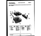 White-Westinghouse SU550AXR1 racks and trays diagram