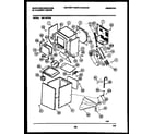 White-Westinghouse SM115PXW3 cabinet parts and heater diagram