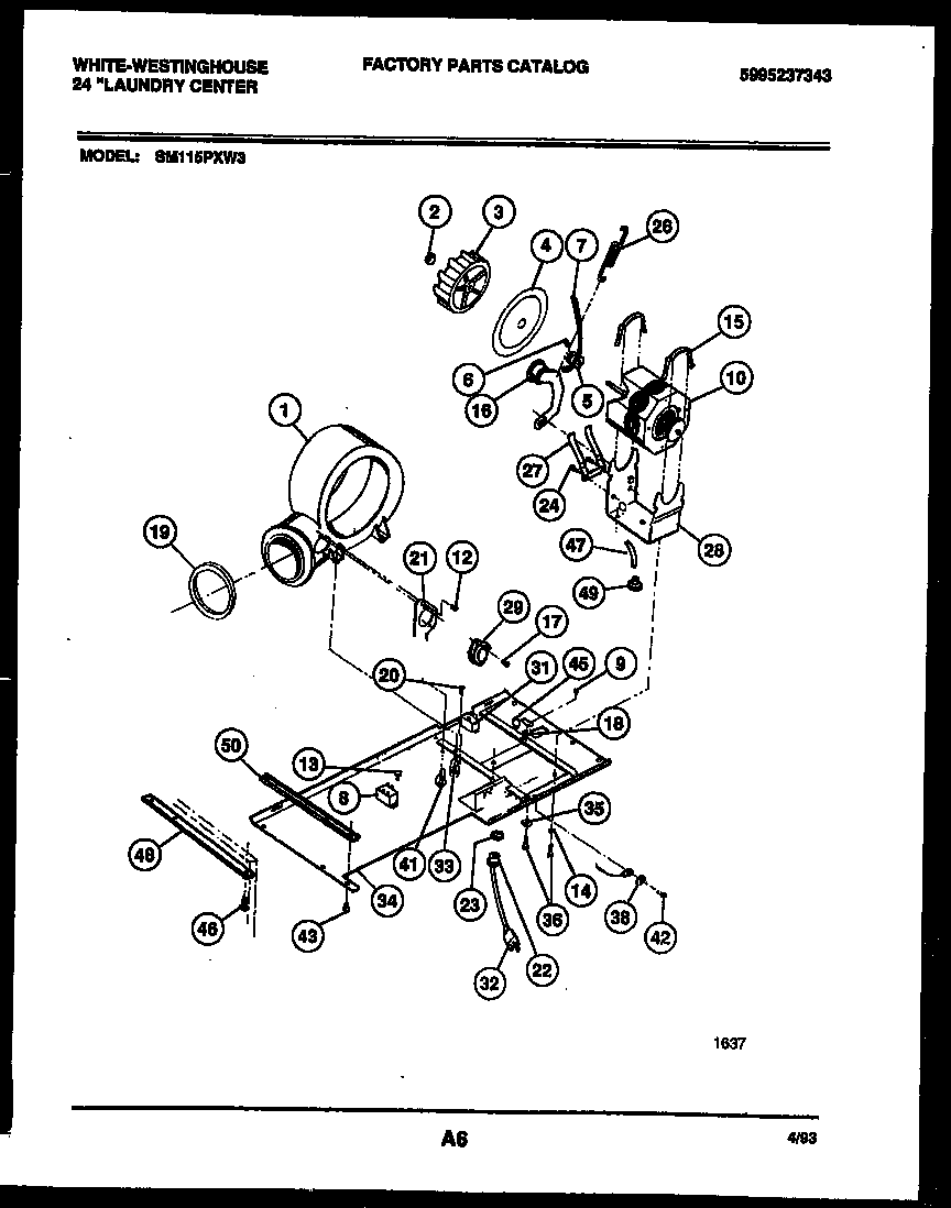 DRYER MOTOR, BLOWER AND BELT