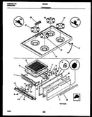 Cooktop and broiler drawer parts
