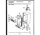White-Westinghouse WFU12M3AW0 cabinet parts diagram