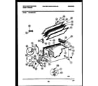 White-Westinghouse WFC20M4AW0 chest freezer parts diagram