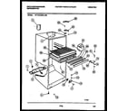 White-Westinghouse RT114LCD6 cabinet parts diagram