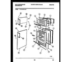 White-Westinghouse RT114LCD7 door parts diagram