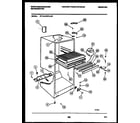 White-Westinghouse RT114LLD7 cabinet parts diagram
