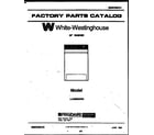 White-Westinghouse LC400RXW3  diagram