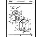 White-Westinghouse LC400RXD3 cabinet parts diagram