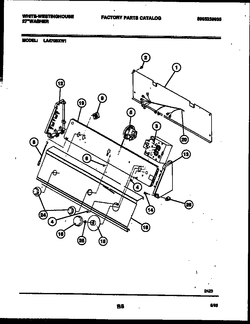Console and control parts