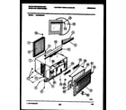 White-Westinghouse WAC053S7A2 cabinet parts diagram