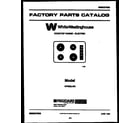 White-Westinghouse KP532LW3 cover diagram