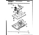 White-Westinghouse KP532LW3 cooktop parts diagram