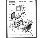 White-Westinghouse WAC083S7A2 cabinet parts diagram