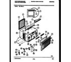 White-Westinghouse WAL123S1A1 cabinet parts diagram