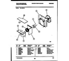 White-Westinghouse WAL123S1A1 air handling parts diagram