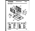 White-Westinghouse WAL123S1A1 unit parts diagram