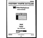 White-Westinghouse WAC073S7A1 front cover diagram