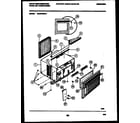 White-Westinghouse WAC073S7A1 cabinet parts diagram