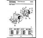 White-Westinghouse WAC073S7A1 air handling parts diagram