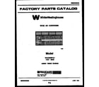 White-Westinghouse WAC063S7A1 front cover diagram