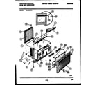 White-Westinghouse WAC083S7A1 cabinet parts diagram