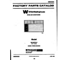 White-Westinghouse WAL087S1A1 front cover diagram