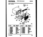 White-Westinghouse WAL087S1A1 cabinet parts diagram