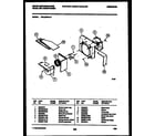 White-Westinghouse WAL087S1A1 air handling parts diagram