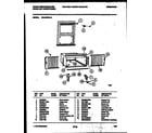 White-Westinghouse WAL087S1A1 cabinet and installation parts diagram