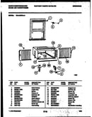 Cabinet and installation parts
