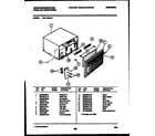 White-Westinghouse WAL103S1A1 cabinet parts diagram