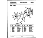 White-Westinghouse WAL103S1A1 electrical parts diagram