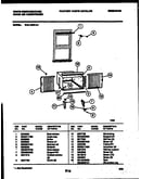 Cabinet and installation parts