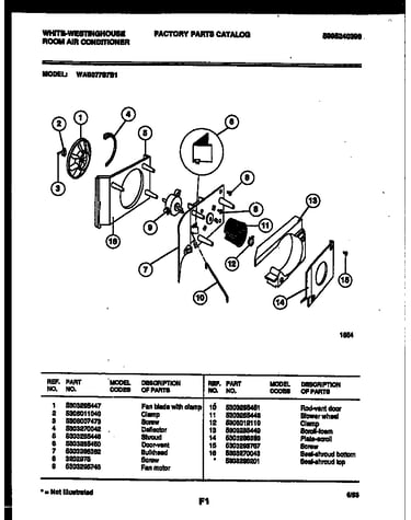Air handling parts