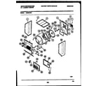 White-Westinghouse LE400AXW1 cabinet and component parts diagram