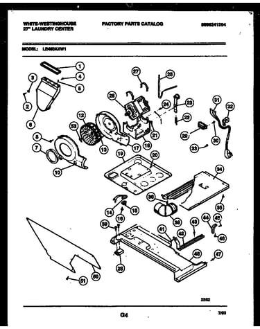 Motor and blower parts