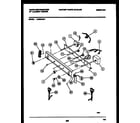 White-Westinghouse LE400AXW1 console and control parts diagram