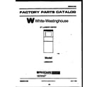 White-Westinghouse LE600AXW1  diagram